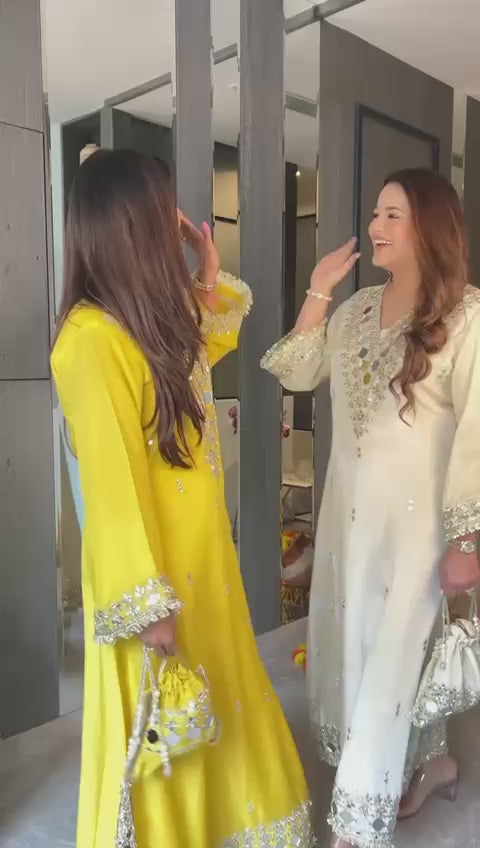 Shahana Handcrafted Mirror Kurta Set